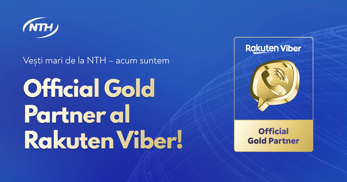 Titlu nou: NTH este acum Partenerul Oficial de Aur al Rakuten Viber!